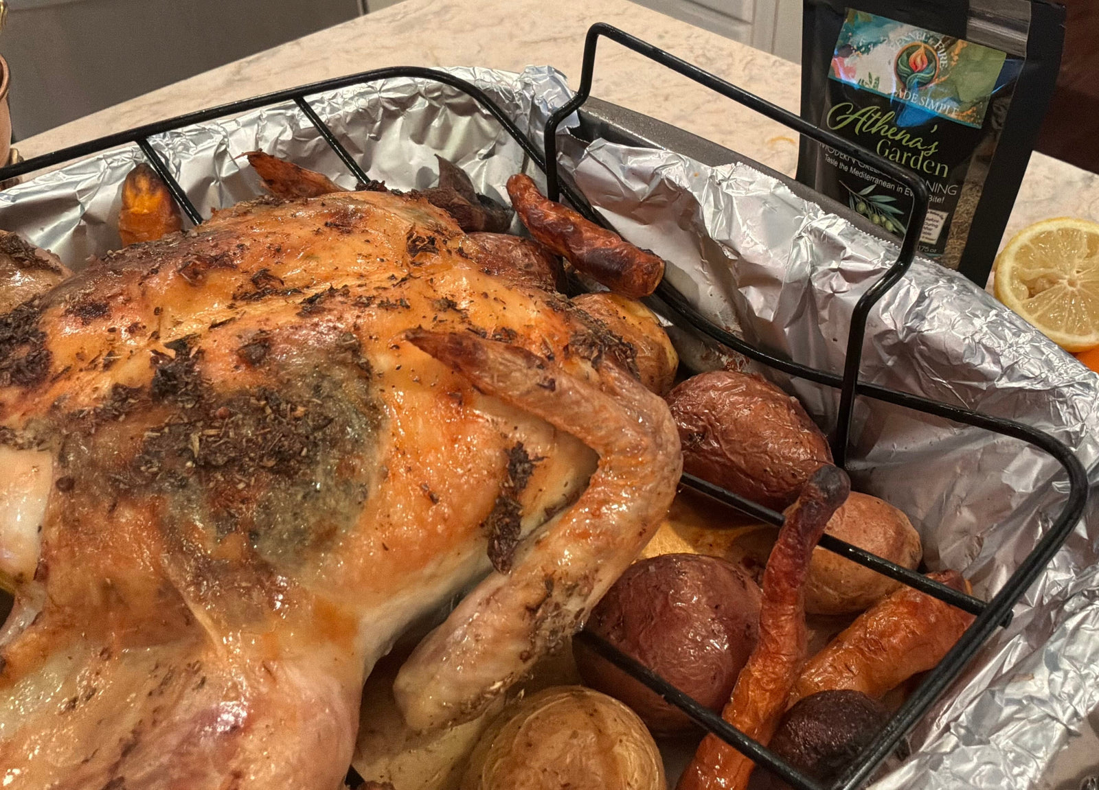 Athena's Butter Roasted Chicken