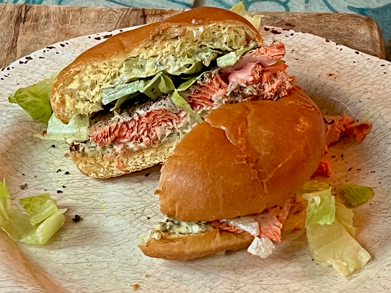 Summer Salmon Sandwich with Fennel & Fire Herby Dill Aioli