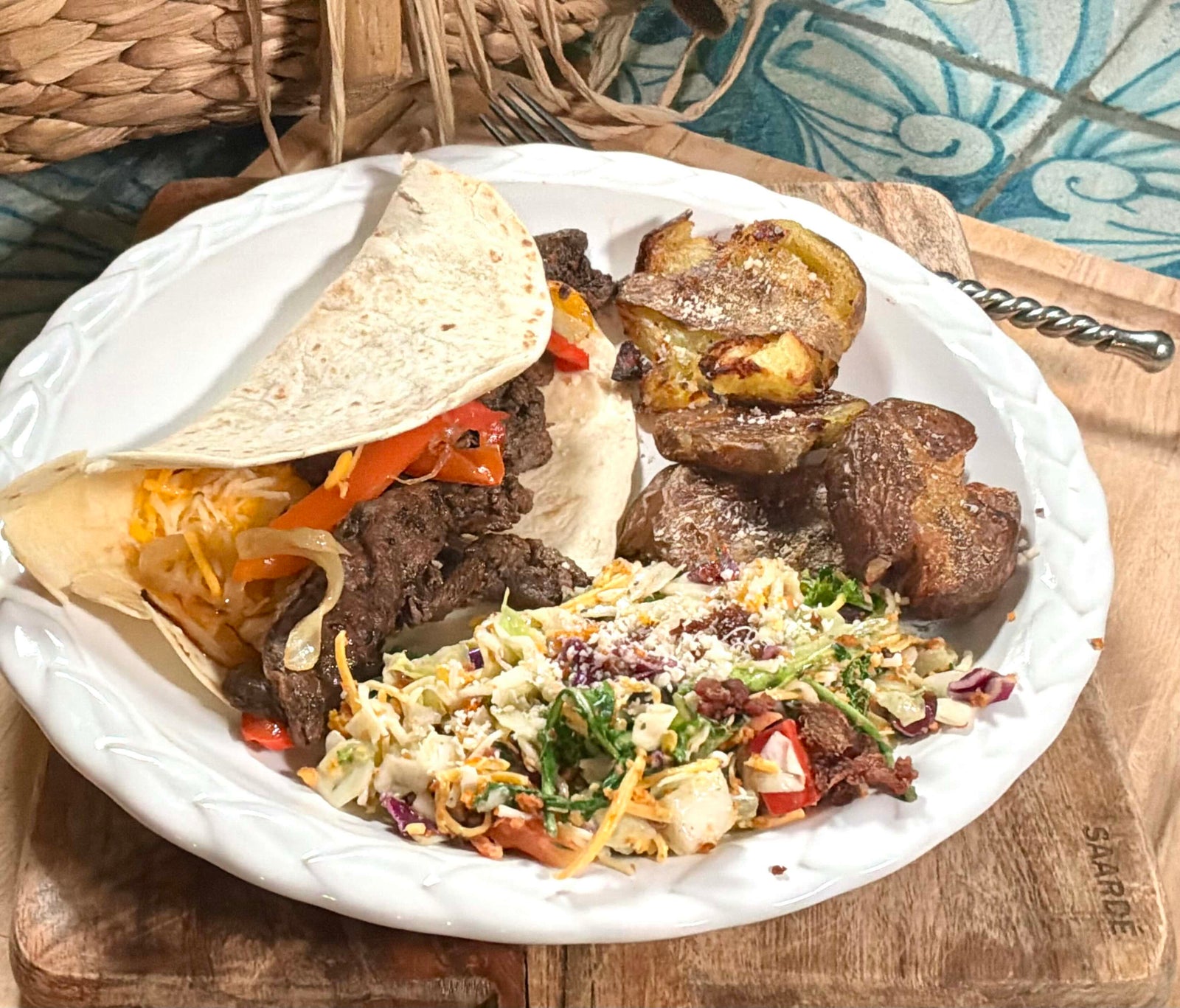 Steak Night Wraps