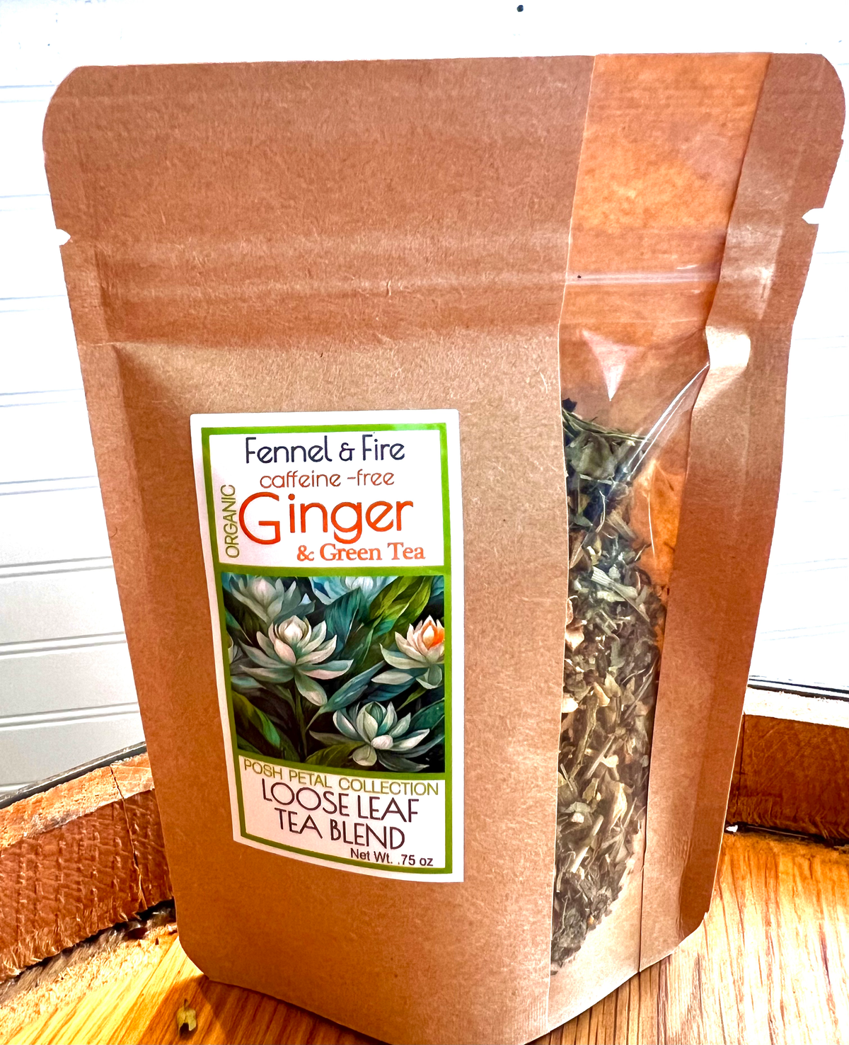 Ginger & Green Tea Loose Leaf Caffeine-Free image 1