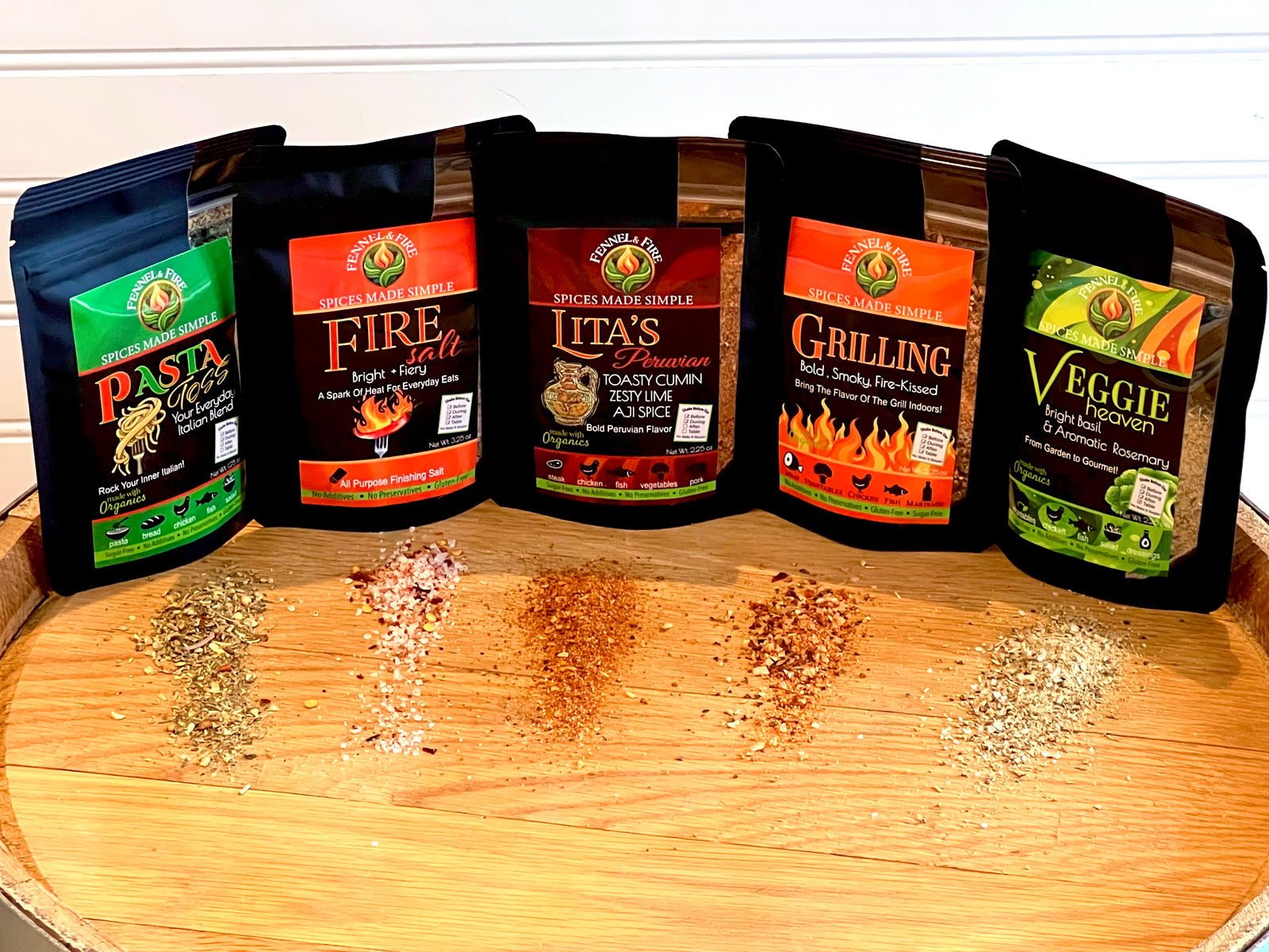 The Flavor Starter Kit- 5 Blends. Endless Meals. Zero Guesswork
