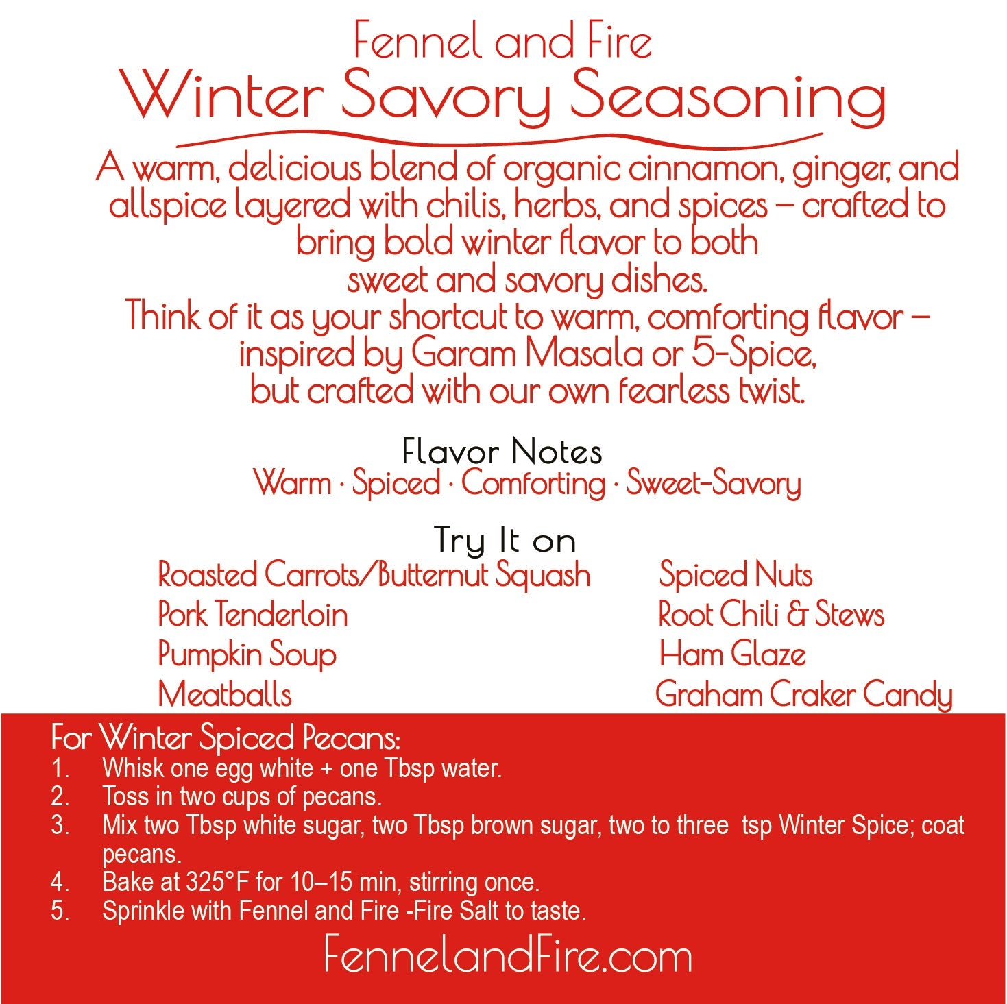 Winter Savory Seasoning