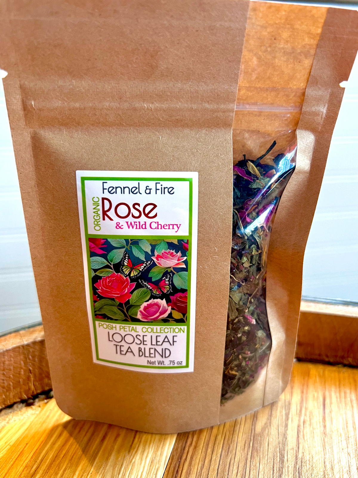 Rose & Wild Cherry Loose Leaf Tea image 3