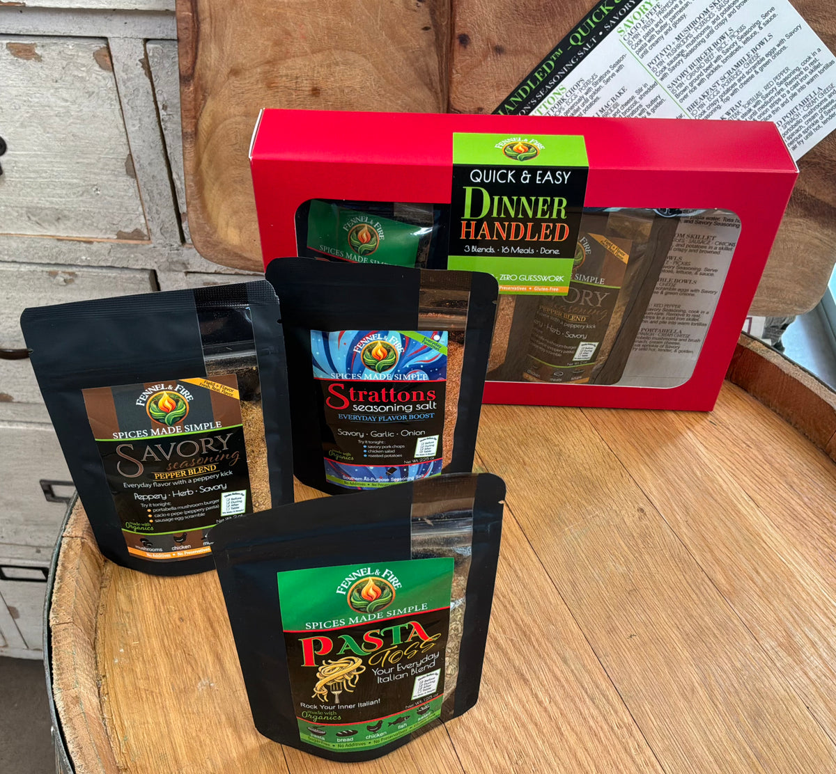 Dinner Handled™ Quick & Easy Box 3 Blends • 16 Dinner Ideas