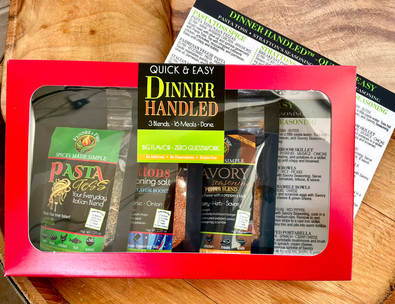Dinner Handled™ Quick & Easy Box 3 Blends • 16 Dinner Ideas