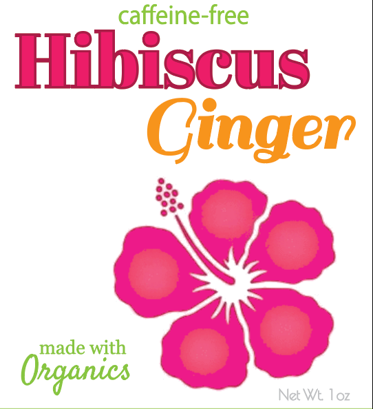 Hibiscus Ginger Tea Loose Leaf Caffeine-Free