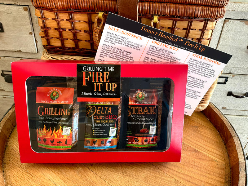 Fire It Up Grill Box- 3 Blends 12 Dinner Ideas